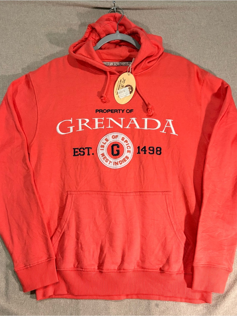 Grenada Hooded Sweatshirt - Orange